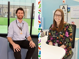PCH Telethon Fellows Dr James Gibbons and Dr Emily Rice