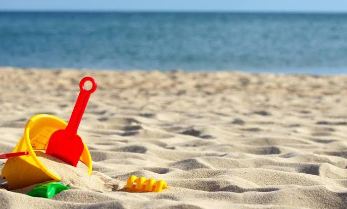 Summer day at the beach