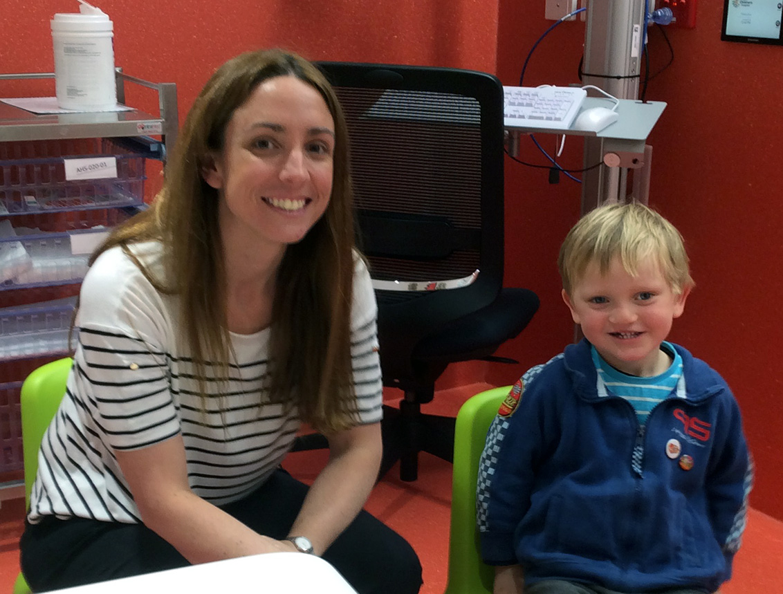 Speech Pathology Outpatient Daniel with Cara Crage, Speech Pathologist at PCH