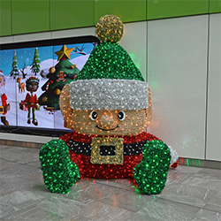 Elf Christmas decoration at PCH