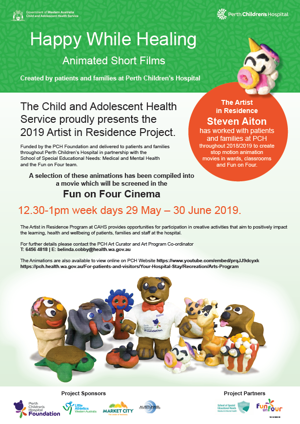 Happy while healing poster