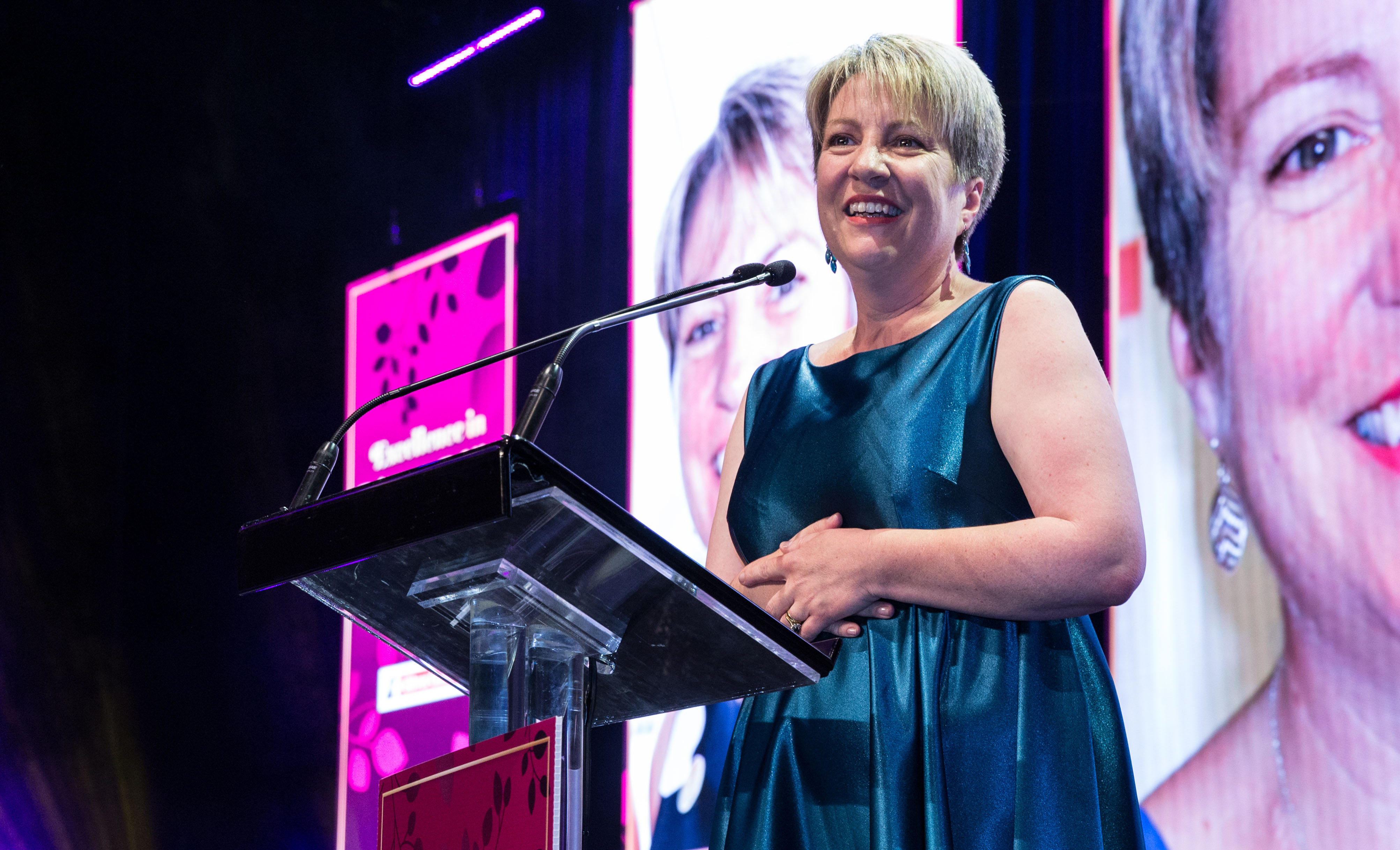 Jenefer Arrantash at the WANMEA Awards