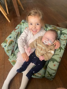 Big sister Daisy and Max 