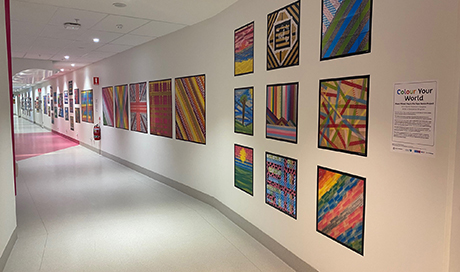 Minaxi May gallery on Level 4 corridor