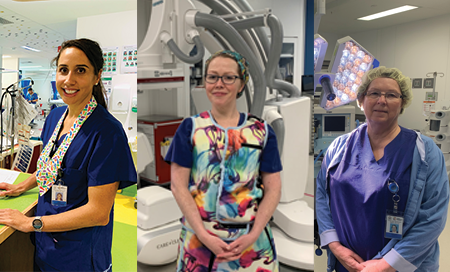 Jaime Bowler, Kim Baker and Stephanie Broad