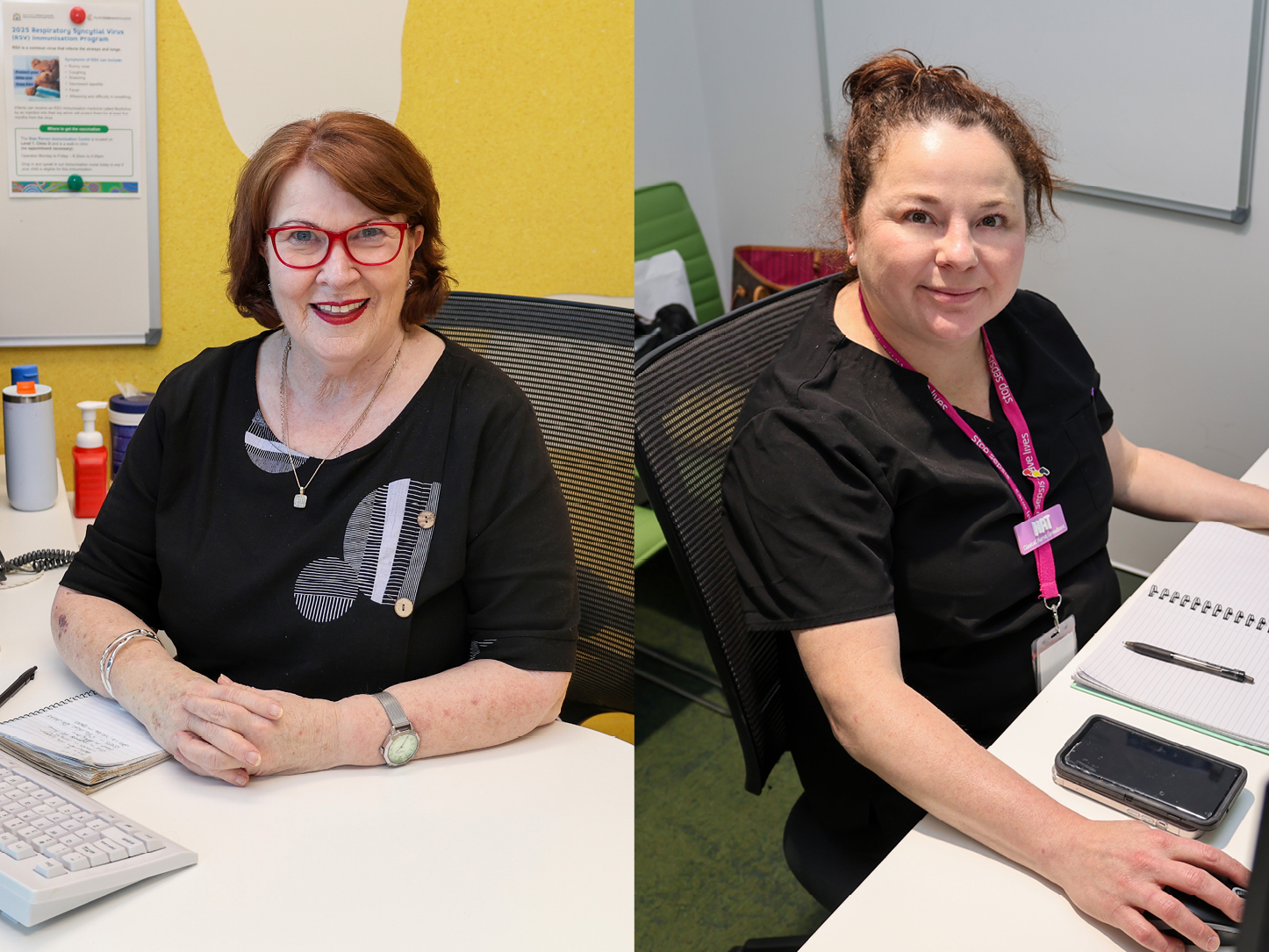 Kerry Murphy and Natalie Middleton