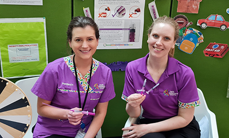 Jemma and Emily, PCH Pharmacy interns