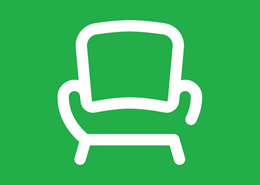 Lounge chair icon