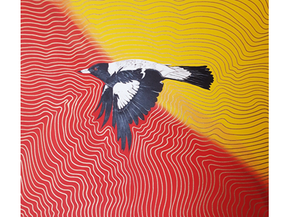 Kulbardi Bidi (Magpie Paths), 2018 by Peter Farmer Jnr