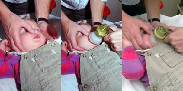 Nasal positive press