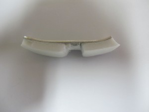 Foam padding removed from Zimmer splint in middle one third. Concave contour recreated by bending each end of the splint. 